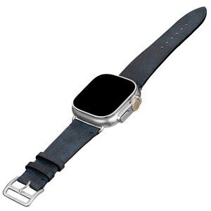 Bold Blue Exotic Cowhide Leather Watch Strap – Gift Ready